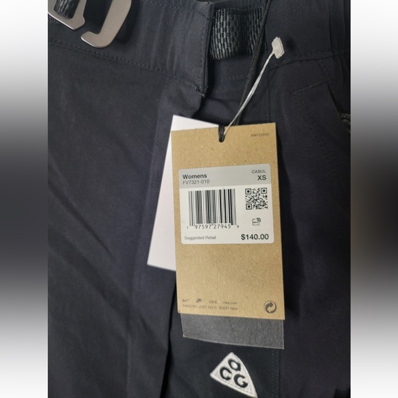 Nike ACG Black Maxi Wrap Snowgrass UV Protection Skirt - Picture 5 of 6